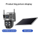 Caméra De Surveillance PTZ Dôme Solaire 4 MP Vue Panoramique 360° Vision Nocturne Infrarouge Couleur - www.yonis-shop.com