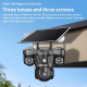 Caméra De Surveillance Solaire Dôme PTZ Panoramique 6 MP 360° Avec Vision Nocturne Et Suivi Humain - www.yonis-shop.com