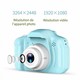 Appareil Photo Numérique Portable Pour Enfants Écran HD 2 Pouces 8 Mégapixels Vidéo Full HD Carte Mémoire 32 Go - www.yonis-s...