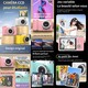 Appareil Photo Numérique Pour Enfant À Écran IPS Rabattable Vidéo Jeux Musique Autonomie 3 À 4 Heures Carte 64 Go - www.yonis...