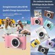 Appareil Photo Numérique Pour Enfant À Écran IPS Rabattable Vidéo Jeux Musique Autonomie 3 À 4 Heures Carte 64 Go - www.yonis...