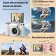 Appareil Photo Numérique Pour Enfant À Écran IPS Rabattable Vidéo Jeux Musique Autonomie 3 À 4 Heures Carte 64 Go - www.yonis...