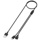 Câble De Recharge Magnétique Pour Appareil De Dressage Canin 1 M Noir Charge Rapide Avec Protection Du Circuit