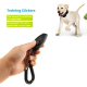 Clicker De Dressage Pour Chien Avec Sifflet Haute Fréquence 2 En 1 Et Bracelet Rétractable - www.yonis-shop.com