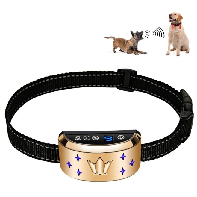Collier Anti Aboiement Pour Chien À 6 Modes Réglage 0 À 7 Autonomie 10 À 15 Jours Protection IP65 - www.yonis-shop.com