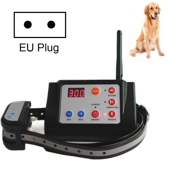 Collier De Dressage Pour Chien 2 En 1 Avec Clôture Sans Fil Étanche Portée 300 M Et Télécommande Rechargeable - www.yonis-sho...