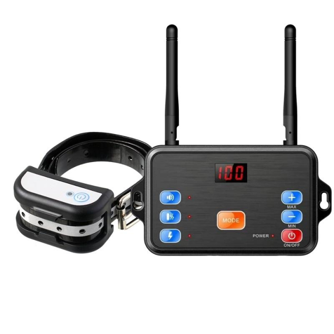 Clôture Électronique Sans Fil Et Dresseur Pour Chien 2 En 1 Portée Réglable 10 À 300 Mètres Pour 1 À 3 Chiens - www.yonis-sho...