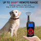 Collier De Dressage Pour Chien Télécommandé Étanche IPX7 Son Vibration Stimulation Électrique Lumière Portée 500 Mètres - www...