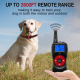 Collier De Dressage Pour Deux Chiens Étanche IPX7 Avec Télécommande Portée 500 À 800 Mètres Son Vibration Choc Et Lumière - w...