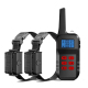 Collier De Dressage Pour Deux Chiens Avec Télécommande Écran LCD Vibration Réglable Étanche IPX6 Autonomie Longue Durée