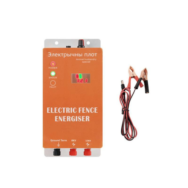 Électrificateur De Clôture Électrique Pour Bétail 5 Km 12 V À Impulsions Haute Tension 8 kV 12 kV - www.yonis-shop.com
