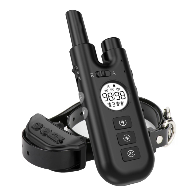 Collier Anti-Aboiement Pour Chien Avec Télécommande 800 M 3 Modes Vibration Bip Et Décharge Réglable - www.yonis-shop.com