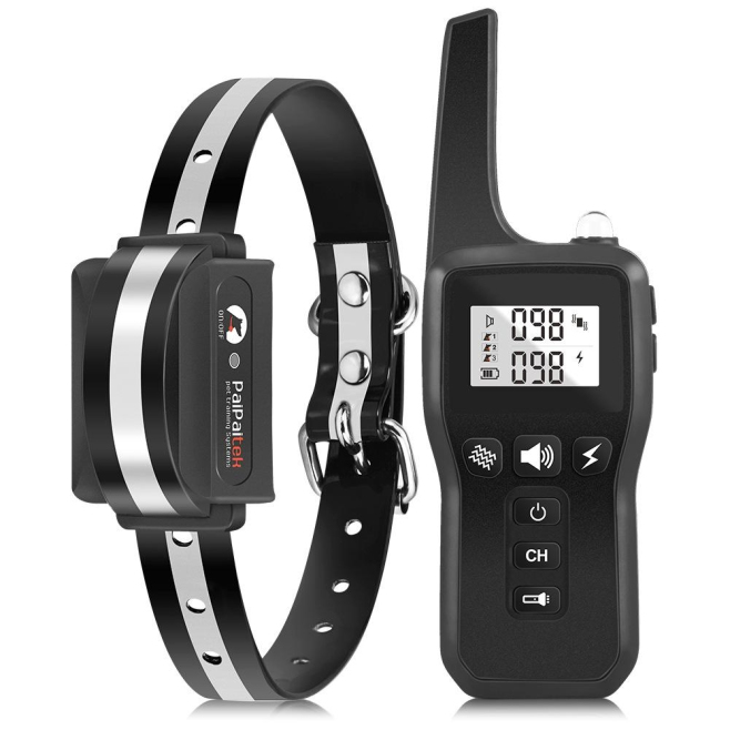 Collier De Dressage Pour Chien Anti Aboiement Avec Télécommande 1000 M 3 Modes 100 Niveaux Et Jusqu’à 3 Récepteurs - www.yoni...