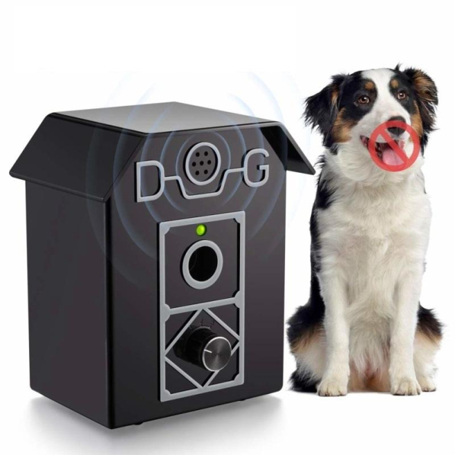 Dispositif Ultrasonique Anti Aboiement Pour Chien Avec Détection Automatique Étanche Portée 15 Mètres Sans Collier - www.yoni...