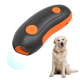Dresseur Ultrasonique Pour Chien Anti Aboiement À Fréquence Réglable Rechargeable USB Avec Laser Infrarouge Orange