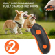 Dresseur Ultrasonique Pour Chien Anti Aboiement À Fréquence Réglable Rechargeable USB Avec Laser Infrarouge Orange - www.yoni...