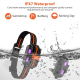 Collier De Dressage Pour Chien Avec Télécommande Portée 800 Mètres Étanche IPX7 Vibration Son Électrique Pour 3 Chiens - www....
