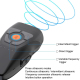 Répulsif Ultrasonique Anti Aboiement Pour Chiens À Double Tête 3 Modes Lampe SOS Batterie 2000 mAh - www.yonis-shop.com