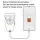 Répulsif Ultrasonique Anti Aboiement Pour Chiens À Double Tête 3 Modes Lampe SOS Batterie 2000 mAh - www.yonis-shop.com