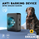 Dispositif Antiaboiement Pour Chien À Ultrasons 4 Haut-Parleurs 3 Niveaux Réglables Batterie 30 Jours Étanche IP45 Noir - www...