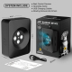 Dispositif Antiaboiement Pour Chien À Ultrasons 4 Haut-Parleurs 3 Niveaux Réglables Batterie 30 Jours Étanche IP45 Noir - www...