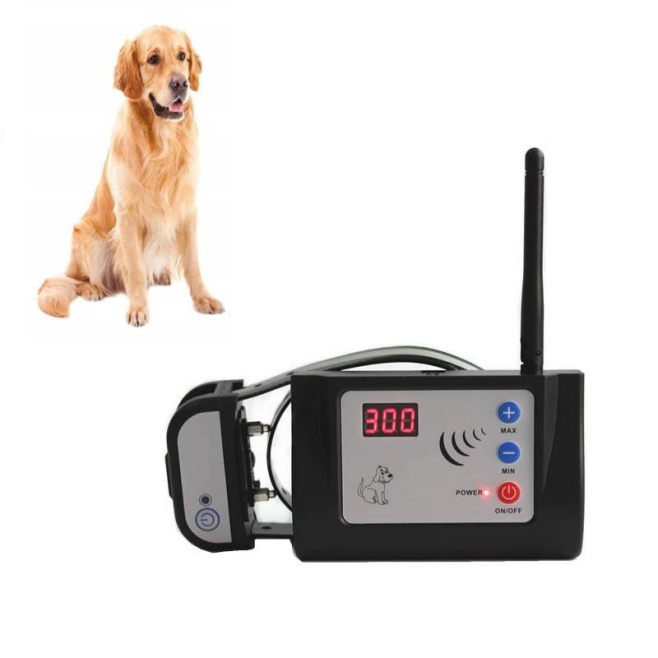 Clôture Sans Fil Pour Chien 300 Mètres Avec 2 Colliers Étanches Rechargeables Et Bande Réfléchissante - www.yonis-shop.com