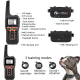 Collier Anti Aboiement Pour Chien Avec Télécommande 1000 M Vibration Réglable 1 À 100 Niveaux 3 Modes - www.yonis-shop.com