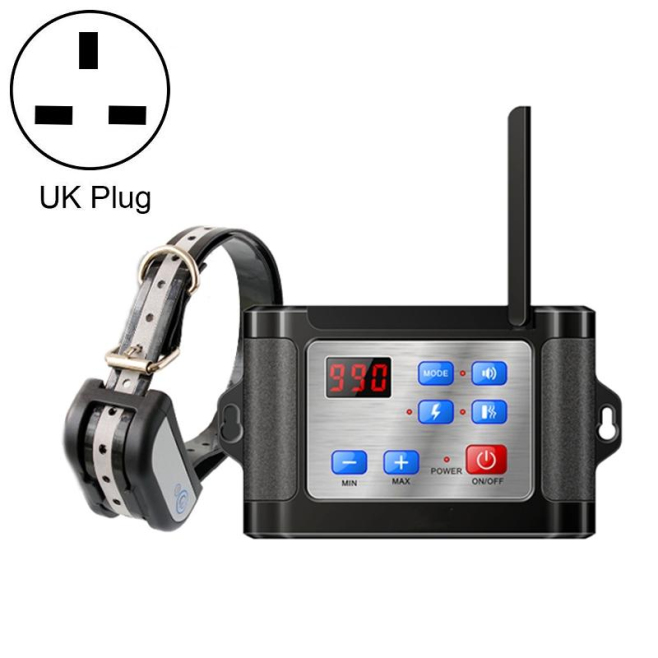 Outdoor Wireless Electronic Pet Fence Night Reflective Collar, Specification: One for One(EU Plug)
