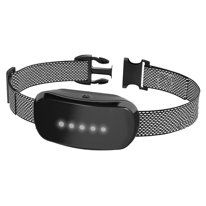 Collier Anti Aboiement Pour Chien À Sensibilité Réglable 5 Niveaux 3 Modes Son Vibration Stimulation Légère IP67 Autonomie 10...