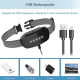 Collier Anti Aboiement Pour Chien À Sensibilité Réglable 5 Niveaux 3 Modes Son Vibration Stimulation Légère IP67 Autonomie 10...