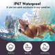 Collier Anti Aboiement Pour Chien À Sensibilité Réglable 5 Niveaux 3 Modes Son Vibration Stimulation Légère IP67 Autonomie 10...