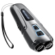 Répulsif Ultrasonique Pour Chiens Avec Lampe LED Portée 10 M Autonomie 15 Jours Et Double Sonde