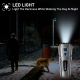Répulsif Ultrasonique Pour Chiens Avec Lampe LED Portée 10 M Autonomie 15 Jours Et Double Sonde - www.yonis-shop.com