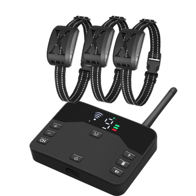Clôture Électrique Sans Fil Pour Chien Avec Collier De Dressage 2 En 1 Pour 3 Chiens Jusqu’à 500 Mètres - www.yonis-shop.com