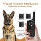 Collier De Dressage Électronique Pour Chien Avec Télécommande Portée 330 Mètres Étanche IPX7 Vibration Et Son Réglables - www...