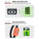 Collier Anti-Aboiement Pour Chien À Ultrasons Et Décharge Électrique Rechargeable USB 7 Intensités Autonomie 50 Jours JSImpor...