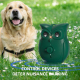 Dispositif Ultrasonique Anti-Aboiement Pour Chien Portée De 5 À 10 Mètres 3 Niveaux De Sensibilité Batterie 1500 mAh Étanche ...