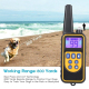 Collier De Dressage Anti Aboiement Pour Chien Rechargeable 800 Yards 3 Modes Son Vibration Et Stimulation Électrostatique - w...