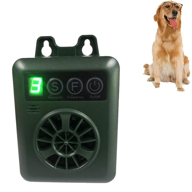 Dispositif Ultrasonique Anti Aboiement Pour Chien À Détection Automatique 4 Fréquences Rechargeable USB Portée 15 Mètres - ww...
