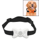 Collier Anti Aboiement Pour Chien À Détection Vocale Coque Papillon Ultra Légère Sangle Réglable Batterie 6 V Incluse