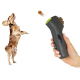 Lanceur De Friandises Pour Chien Pour Dressage À Bouton Poussoir En PP Gris 18 Cm Léger Et Pratique