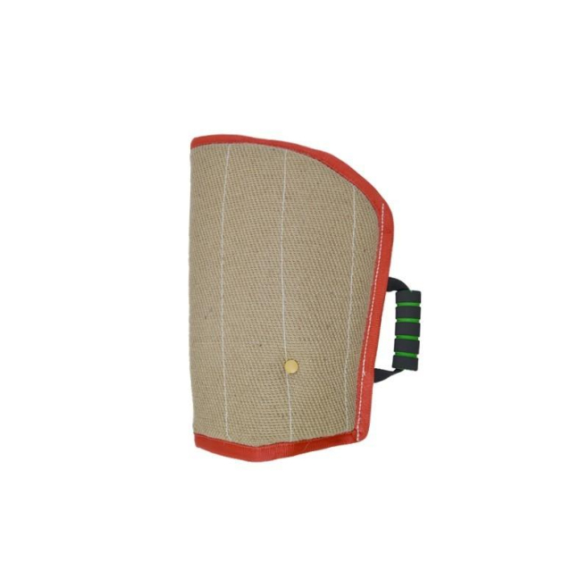 Manchette De Mordant Pour Chien En Jute Pour Dressage De Chiots Avec Double Poignée Et Fixation Au Sol - www.yonis-shop.com