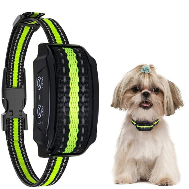 Collier Anti Aboiement Pour Chien Étanche Rechargeable USB Avec Détection Des Aboiements Et Stimulation Réglable - www.yonis-...