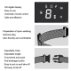 Collier De Dressage Anti Aboiement Pour Chien Rechargeable Étanche IP67 À 3 Modes 9 Niveaux Avec Affichage Numérique - www.yo...