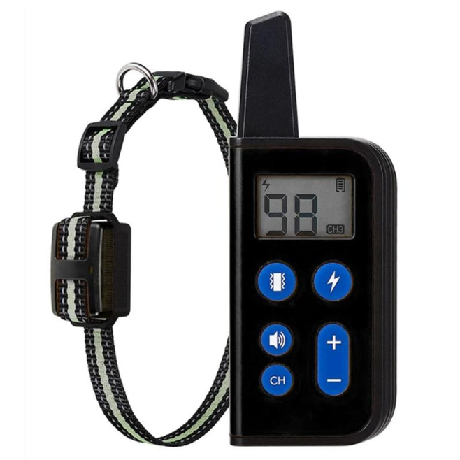 Collier De Dressage Électrique Pour Chien À Télécommande 800 M Étanche 5 Niveaux 3 Modes - www.yonis-shop.com
