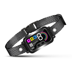 Collier Antiaboiement Pour Chien 4 Modes 8 Niveaux Réglables Recharge USB Type-C Étanche IP67 Avec Protection Anti-Déclenchement