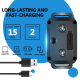 Collier Antiaboiement Pour Chien 4 Modes 8 Niveaux Réglables Recharge USB Type-C Étanche IP67 Avec Protection Anti-Déclenchem...