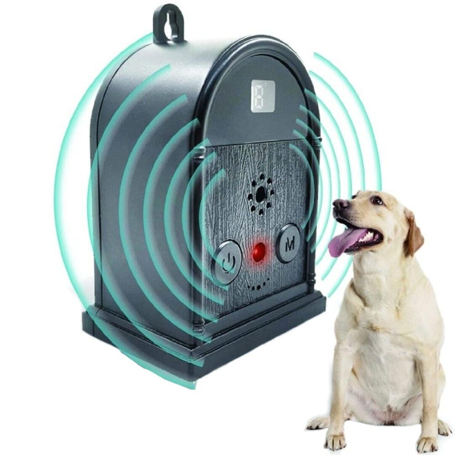 Dispositif Ultrason Anti Aboiement Pour Chien À Détection Automatique Sans Collier Résistant Et Extérieur - www.yonis-shop.com