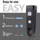 Répulsif Ultrasonique Pour Chien Avec Flash LED Portée De 10 Mètres Recharge USB Et Lanière Portable - www.yonis-shop.com