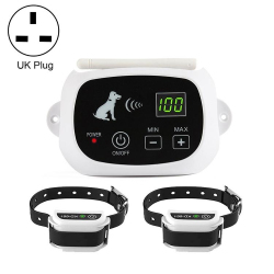 Collier De Clôture Électronique Sans Fil Pour Deux Chiens Portée 500 Mètres Étanche Rechargeable